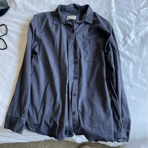 Blue Button Down (S)